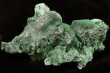 Silky, Fibrous Malachite Crystal Cluster - Congo #45331-1